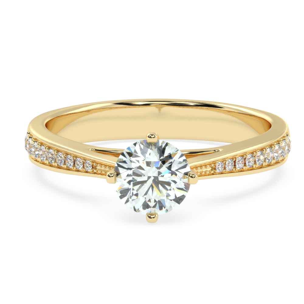 Buy 0.74Ct G VS1 Natural Diamond Ring | SolitaireKart